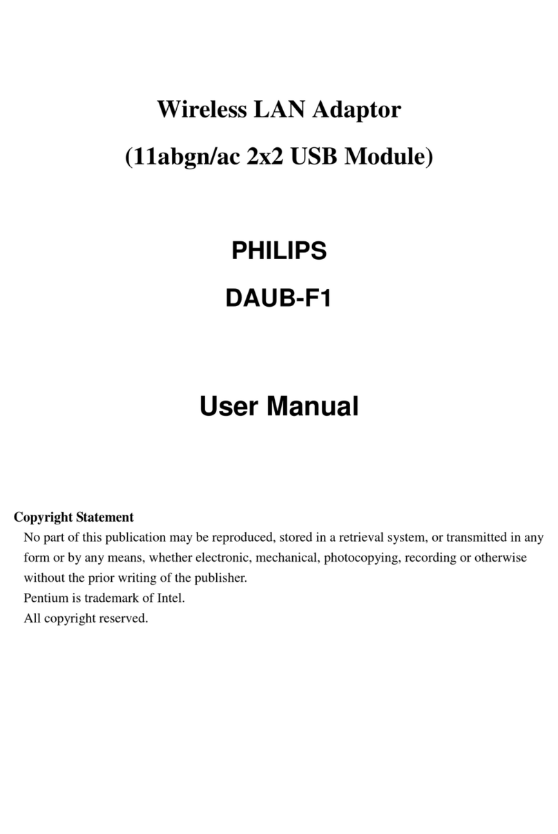 Philips DAUB-F1 User manual Philips DAUB-F1 User manual