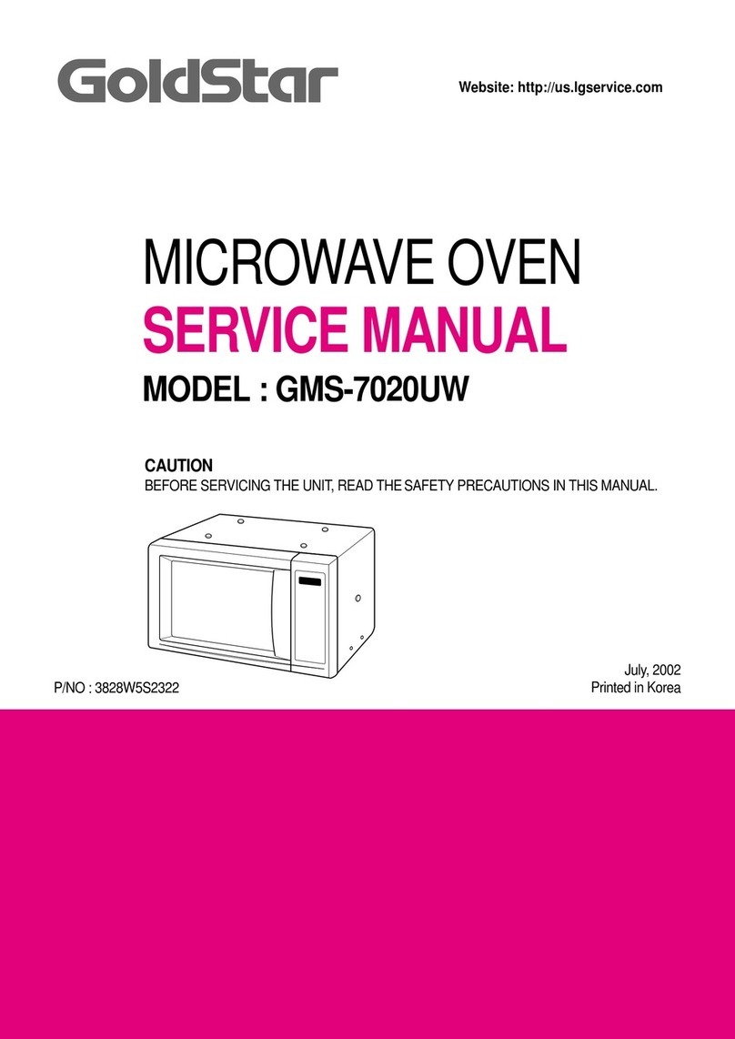 LG GoldStar GMS-7020UW Service manual