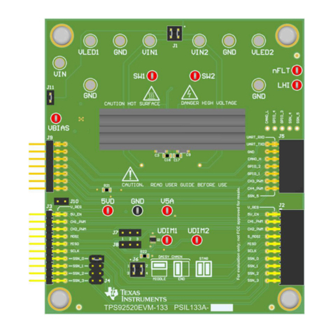 Texas Instruments TPS92520EVM-133 User manual