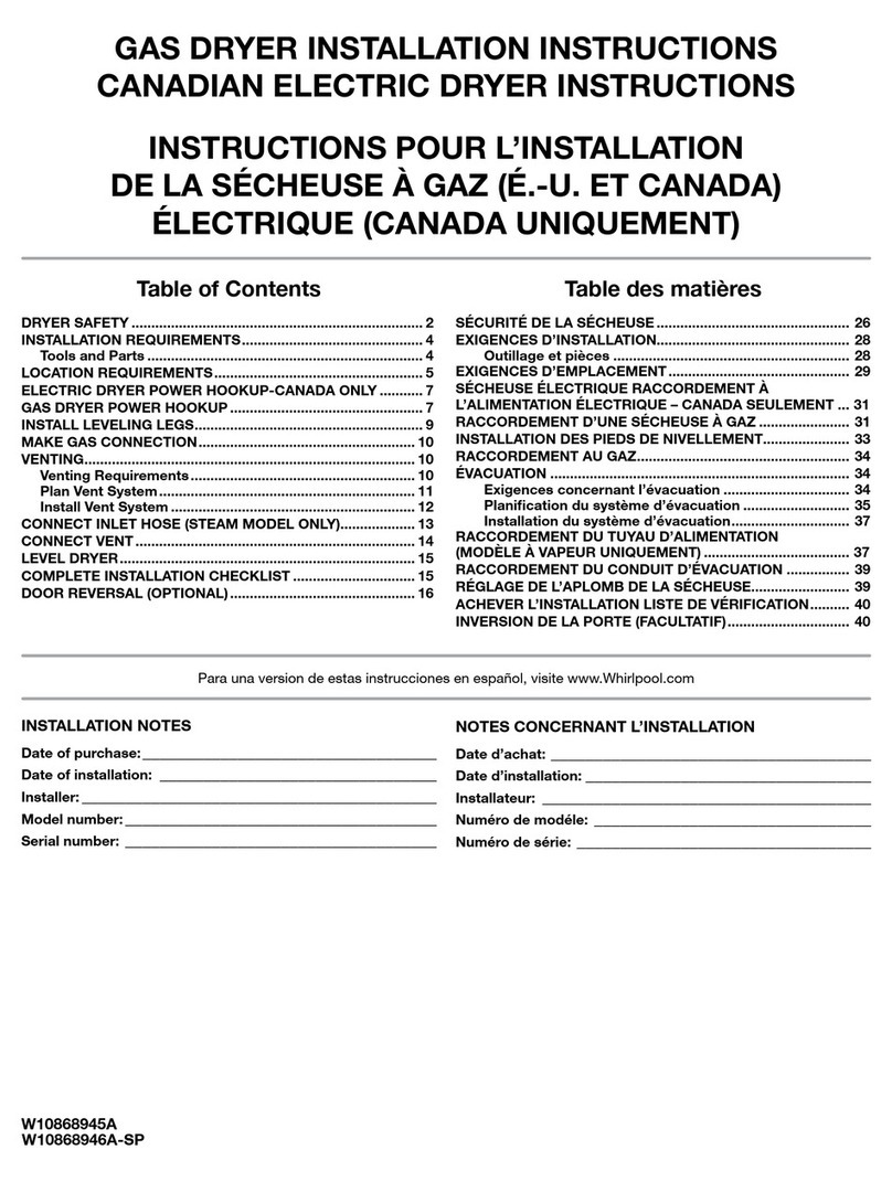 Whirlpool WGD92HEFW1 installation instructions