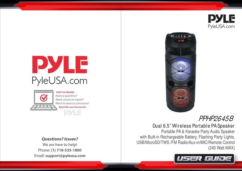 Pyle PPHP2645B User manual