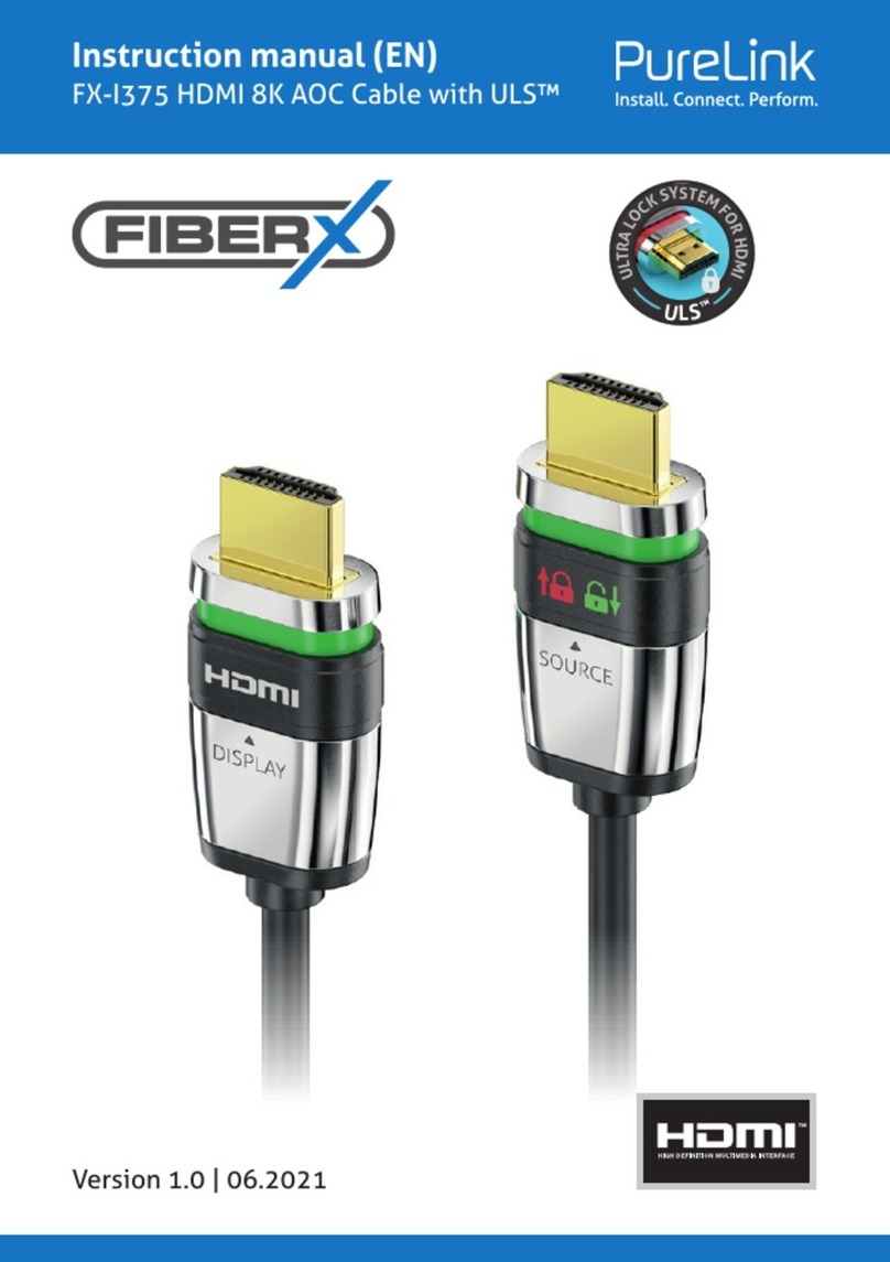 PureLink FiberX FX-I375 User manual