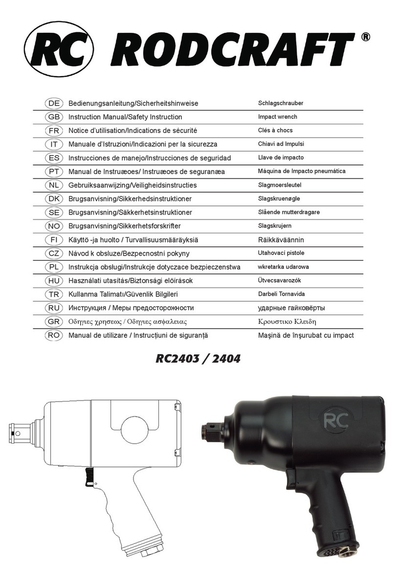 RODCRAFT RC2403 Instruction manual/safety instruction