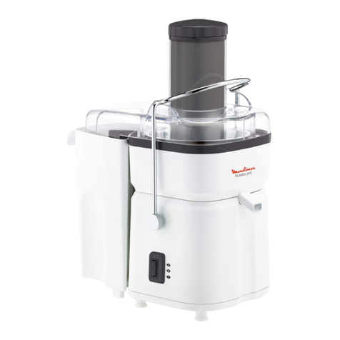 Moulinex FRUTELIA PRO JU450127 manual