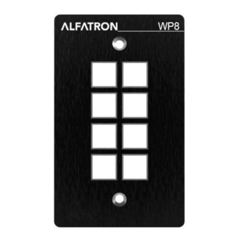 ALFAtron ALF-WP8-B User manual