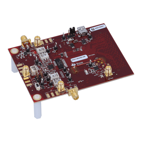 Texas Instruments ADC364 EVM Series User manual