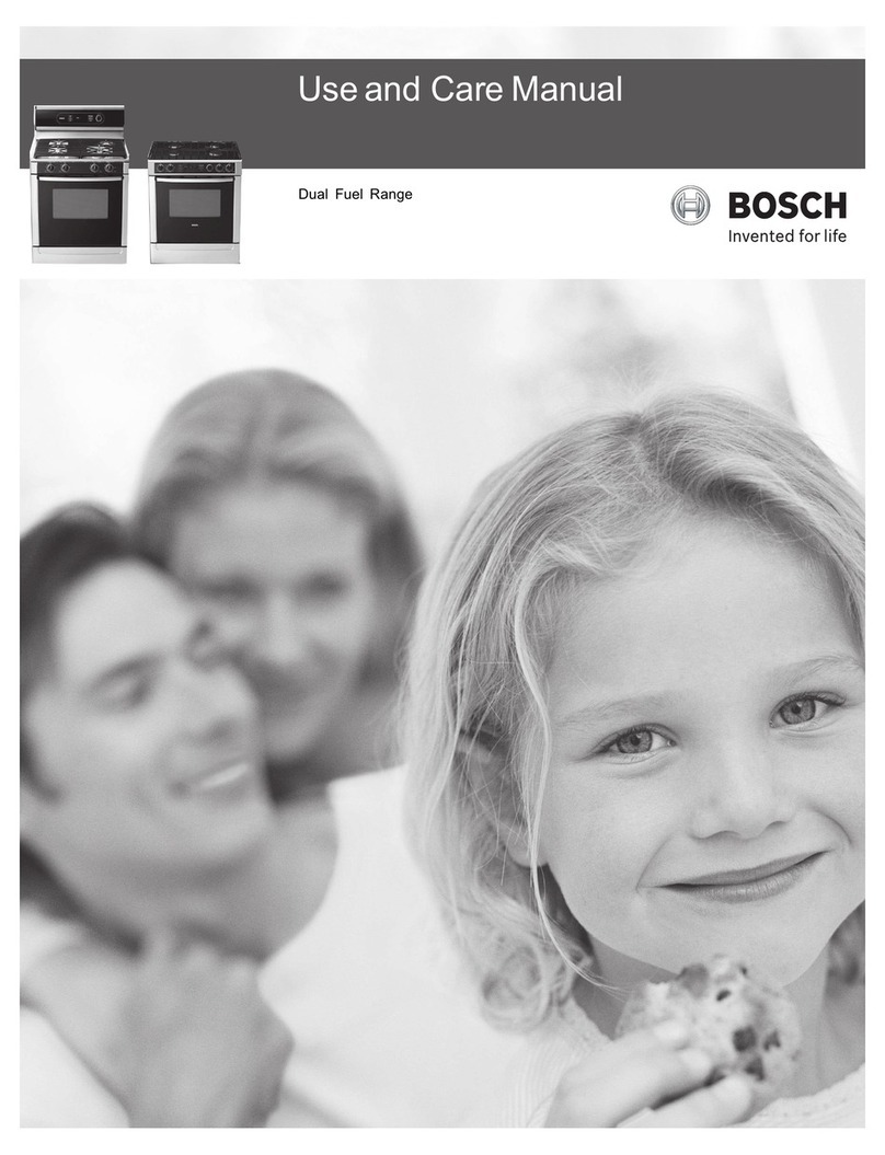 Bosch HDI7032U/06 use and care manual
