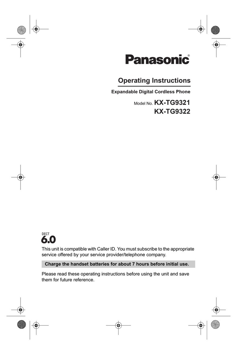 Panasonic KX-TG9322 User manual
