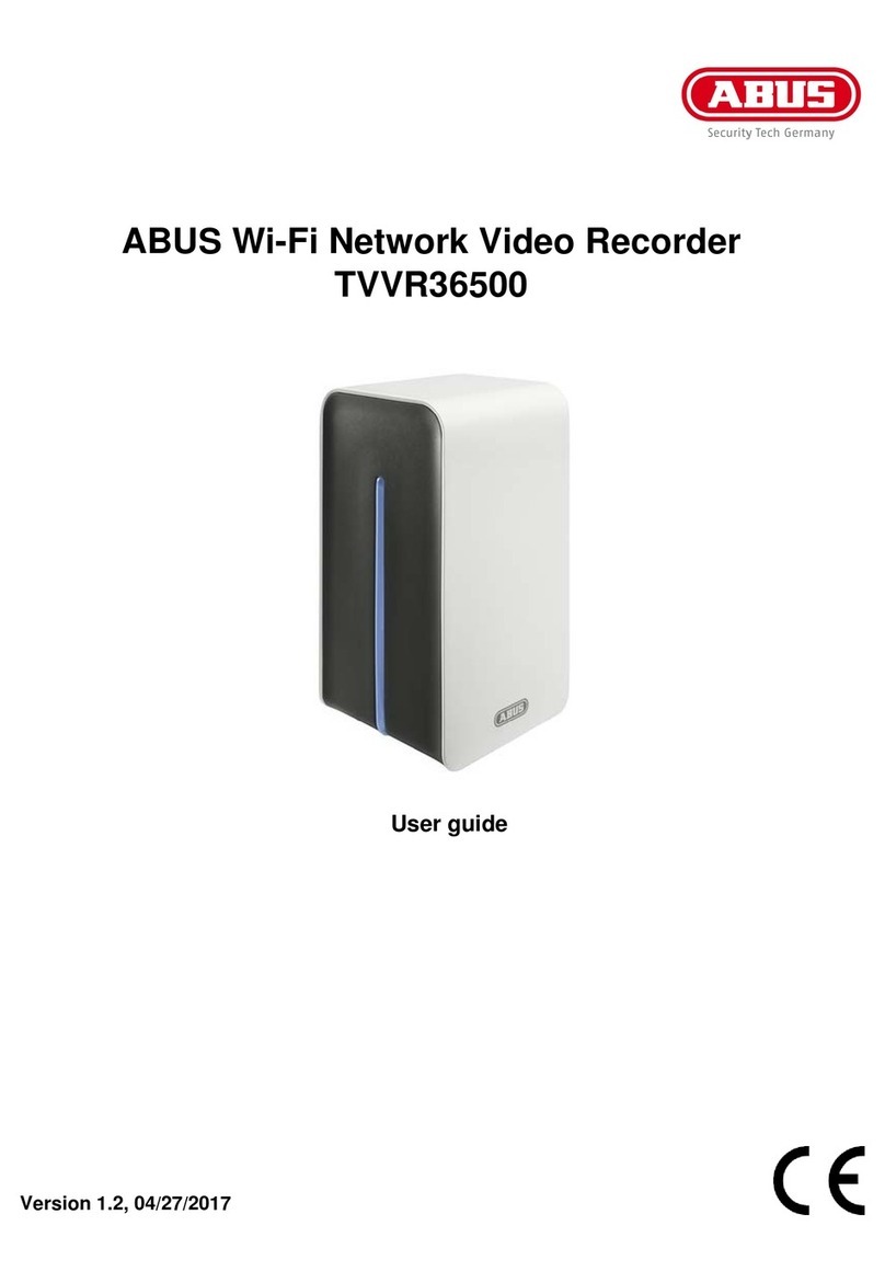 Abus TVVR36520 User manual