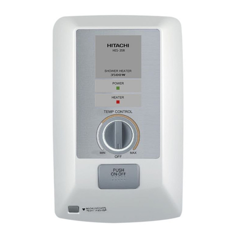Hitachi HES-35R Instruction and installation manual