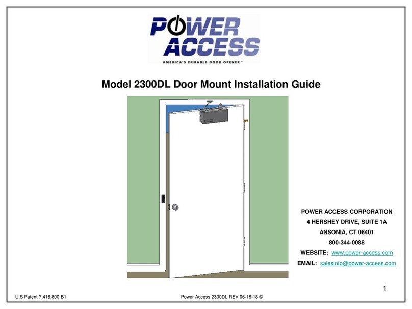 Power Access 2300DL installation guide