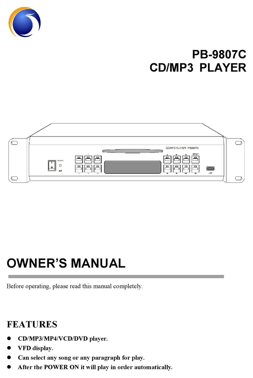 LY International Electronics PB-9807C User manual