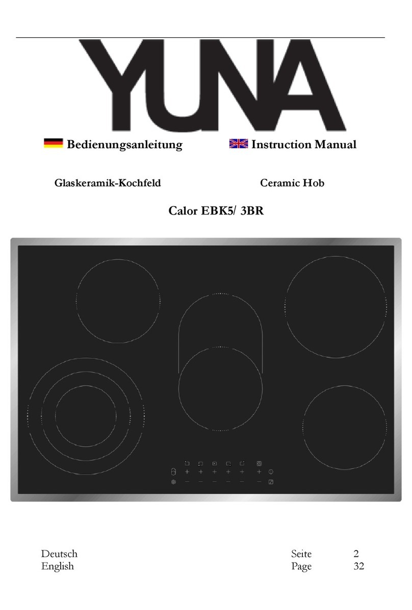 yuna Calor EBK5/3BR instruction manual