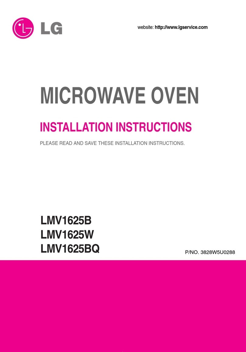 LG LMV1625BQ installation instructions