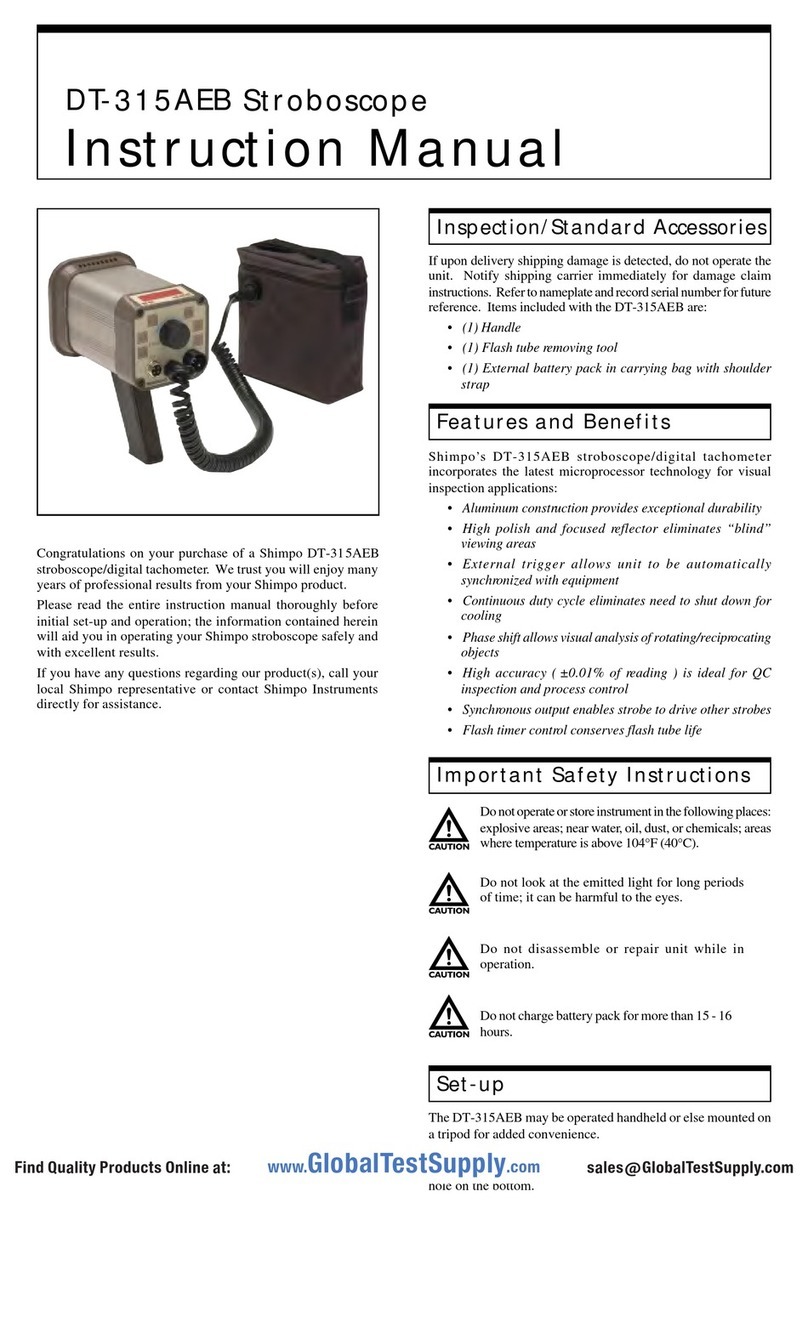 Nidec Shimpo DT-315AEB-230V-NIST instruction manual