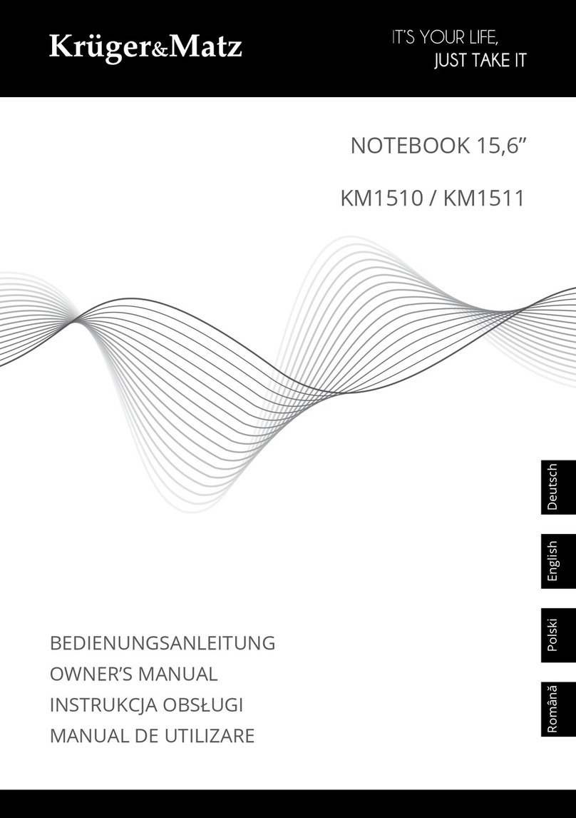 Krüger & Matz Explore PRO 1511 User manual
