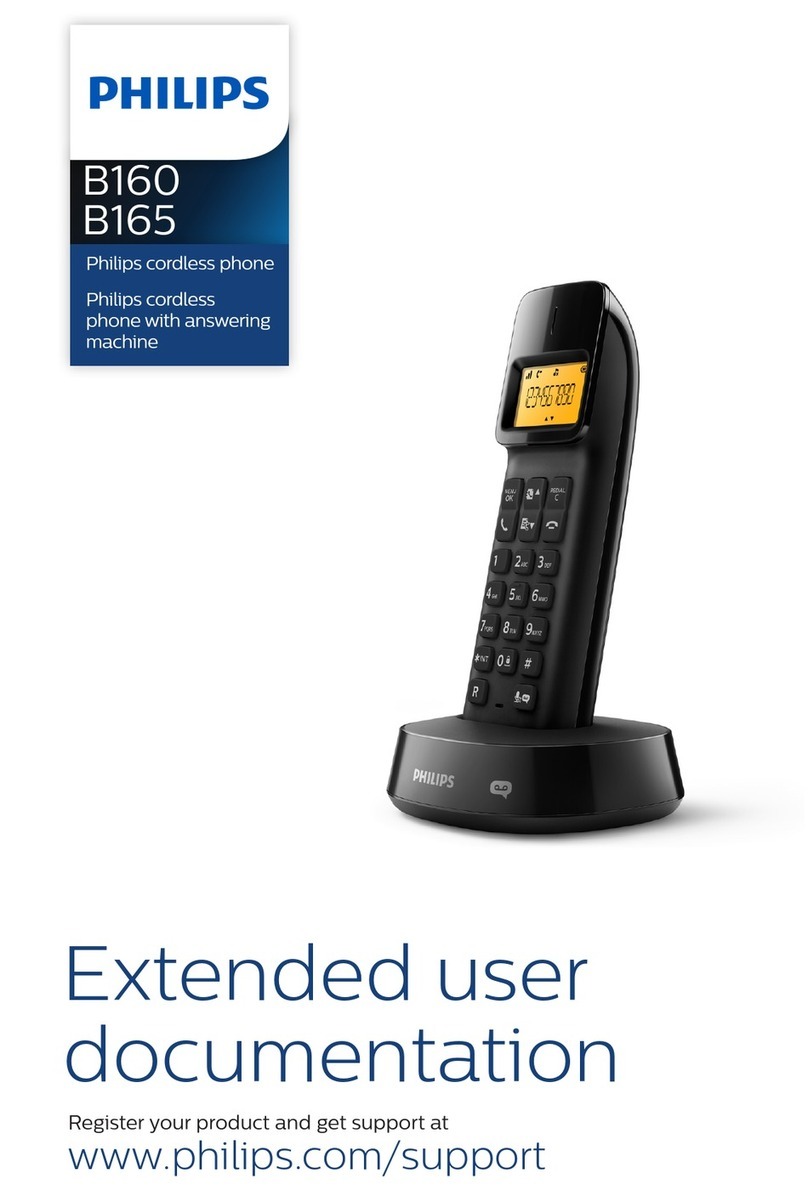 Philips B165 Extended user documentation