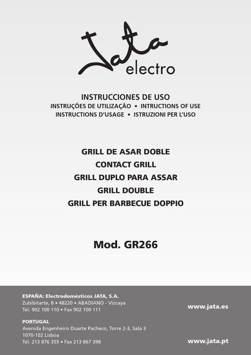 Jata electro GR266 INTRUCTIONS OF USE