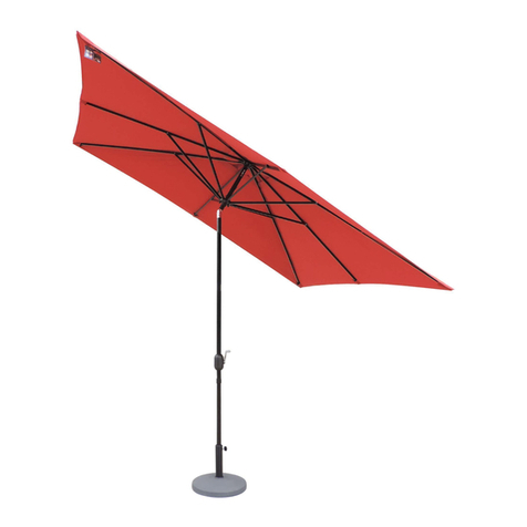 Island Umbrella Caspian NU5448CH quick start guide