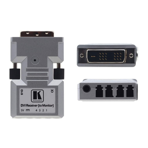 Kramer 610R User manual