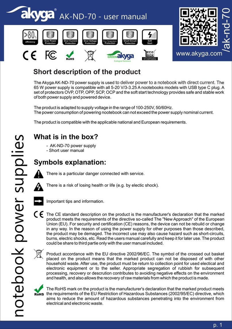 Akyga AK-ND-70 User manual