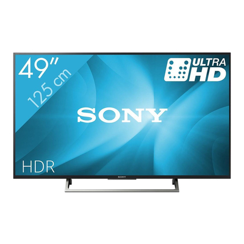 Sony BRAVIA KD-49XE70 Series User manual