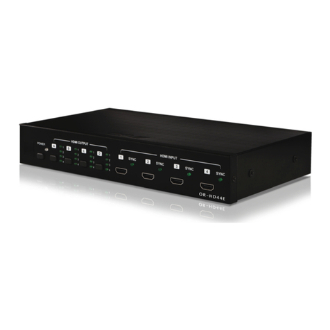 CYP OR-HD44E User manual