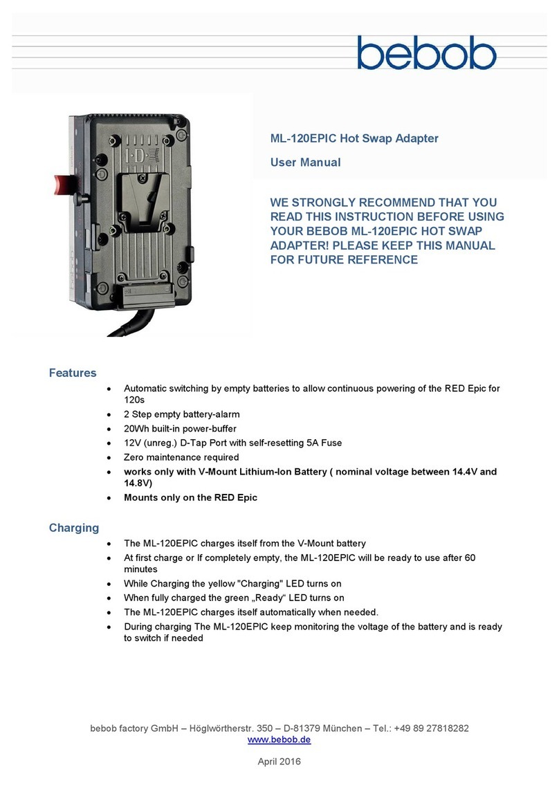 Bebob ML-120EPIC user manual