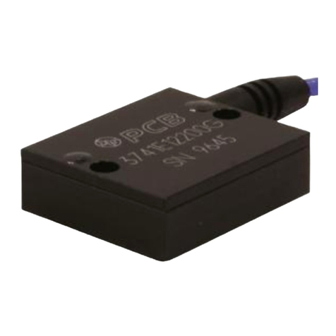 PCB Piezotronics 3741E12100G User manual