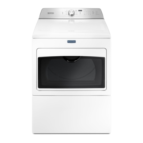Maytag YMEDB765FW0 User manual