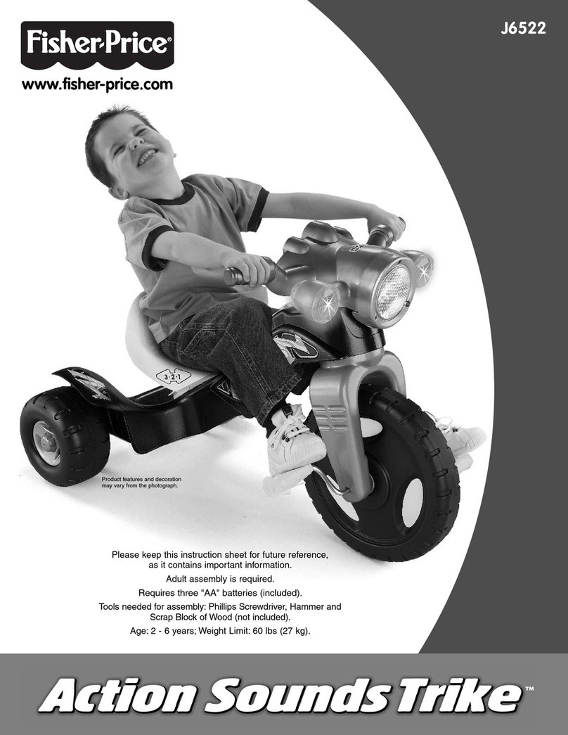 Fisher-Price Action Sounds Trike manual