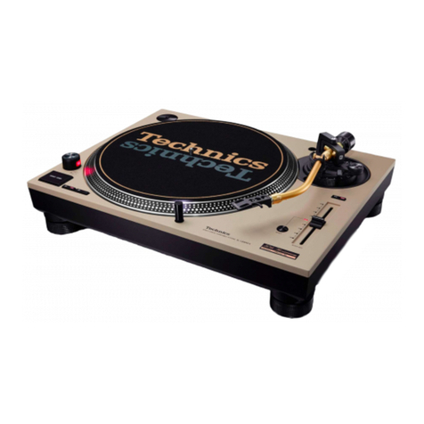 Technics SL-1200M7L User manual Technics SL-1200M7L User manual