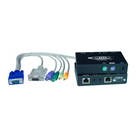 NTI XTENDEX ST-C5KVM2ARS-1000S Installation and operation manual