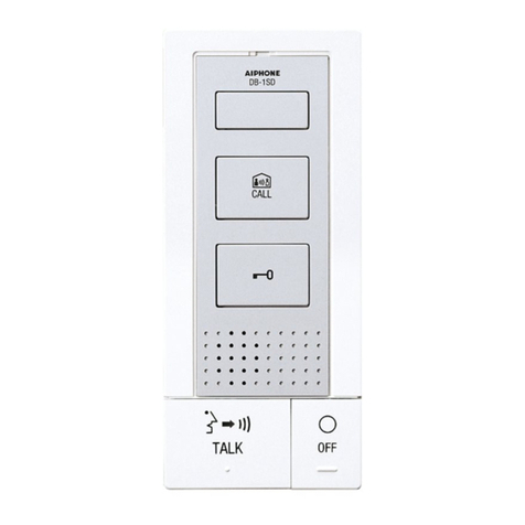 Aiphone DB-1SD Operating manual