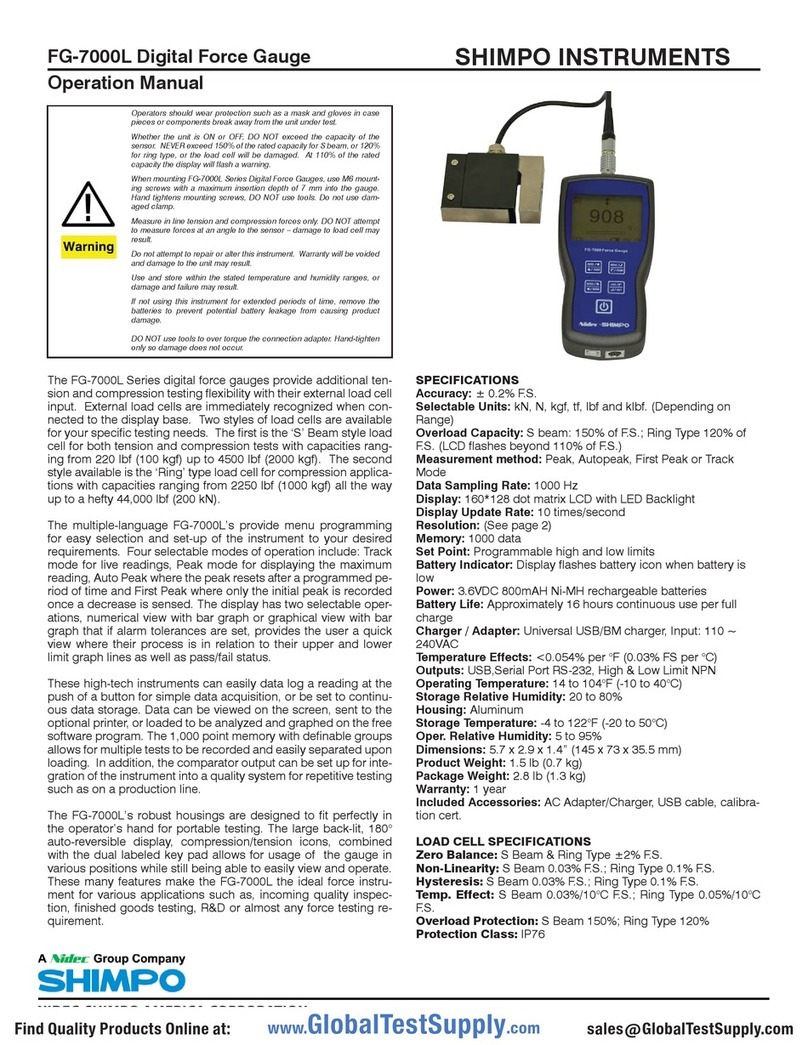Nidec Shimpo FG-7000L-S-5 Operation manual Nidec Shimpo FG-7000L-S-5 Operation manual