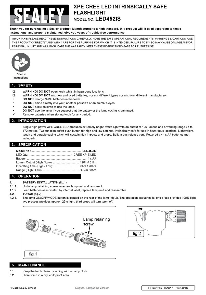 Sealey LED452IS User manual