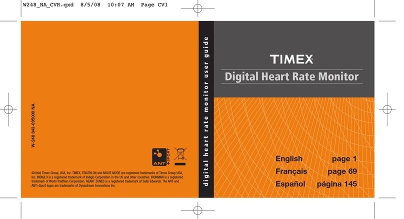 Timex TMXM844 User manual