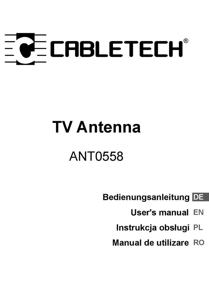 Cabletech ANT0558 user manual