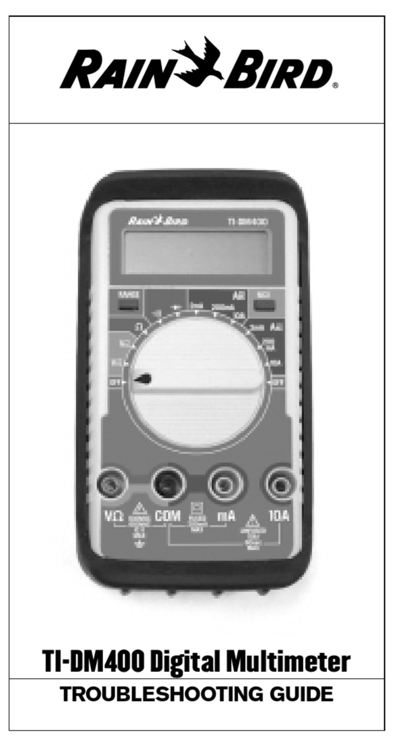 Rain Bird TI-DM400 User manual