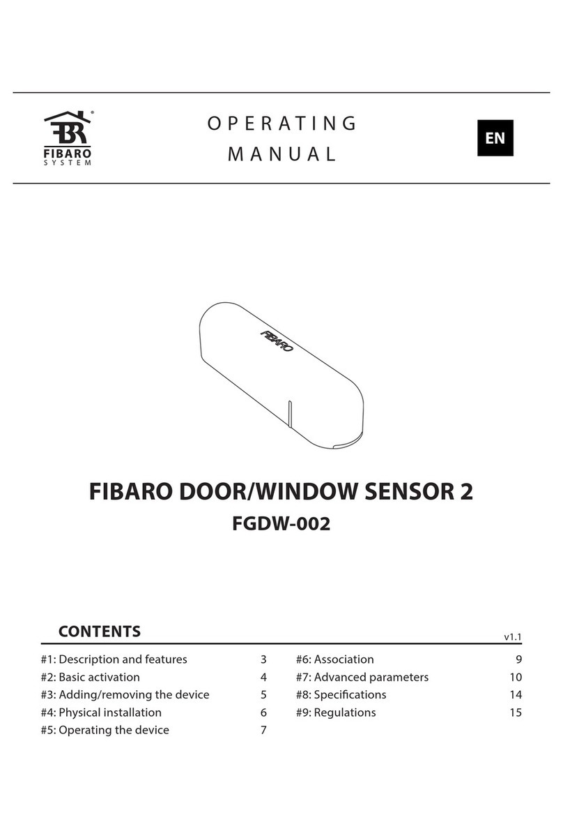 FIBARO FGDW-002-7 operating manual