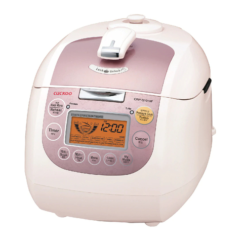 Cuckoo Fuzzy CRP-G1015F User manual