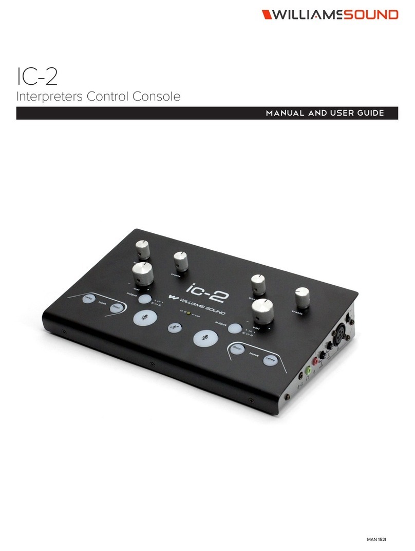 Williams Sound W-IC-2 Manual and user guide