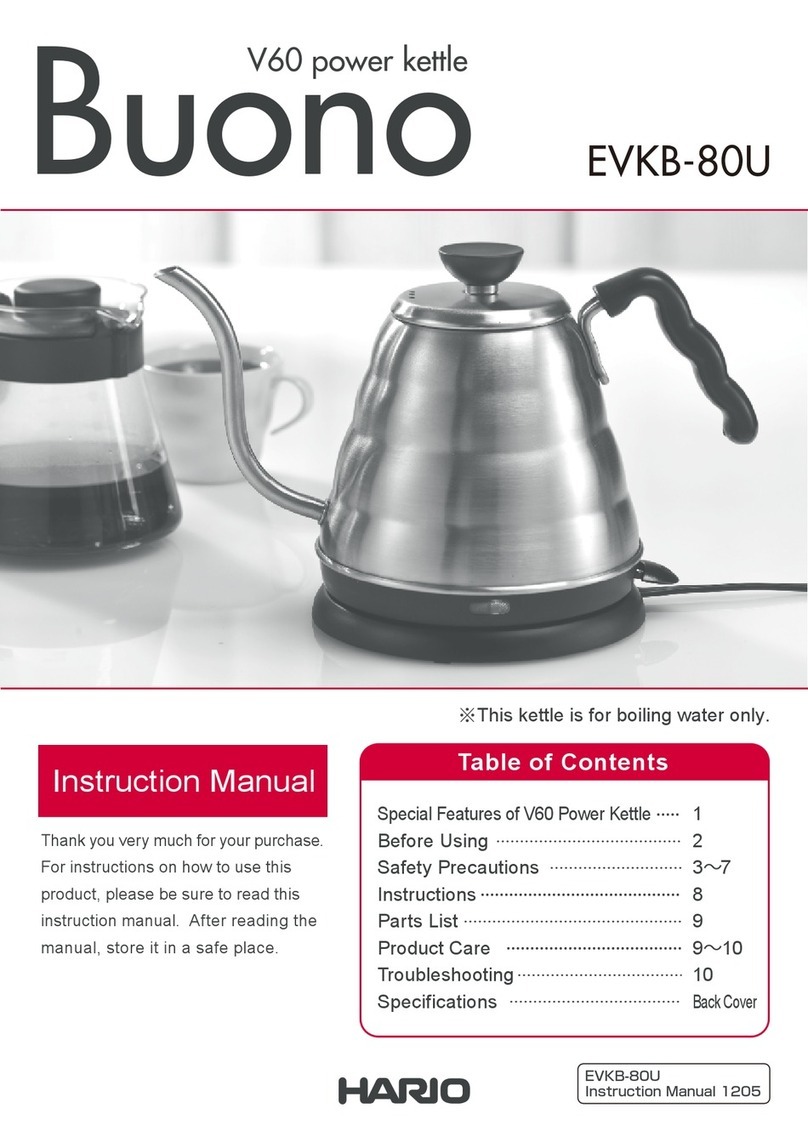 Hario Buono EVKB-80U instruction manual