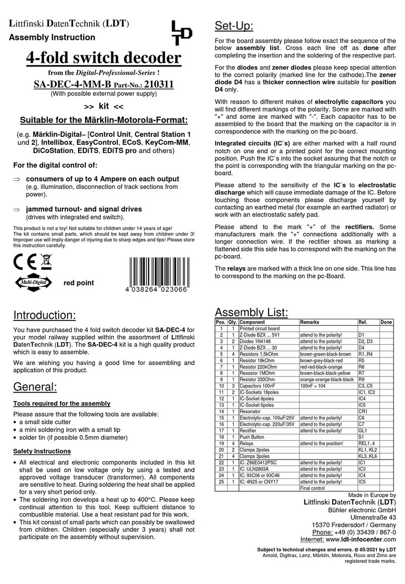 Littfinski Daten Technik SA-DEC-4-MM-B User manual