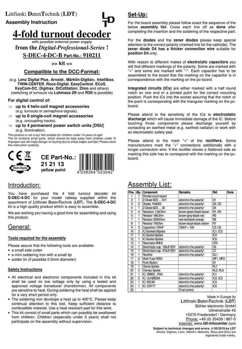 Littfinski Daten Technik S-DEC-4-DC-B User manual