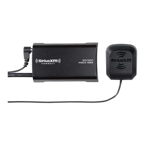 Sirius XM RAdio SXB300V1 installation guide