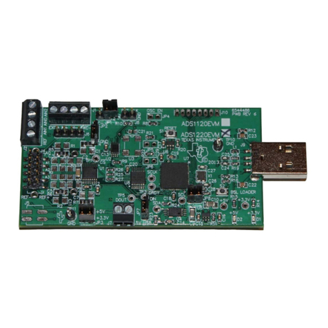 Texas Instruments ADS1 20EVM Series user guide
