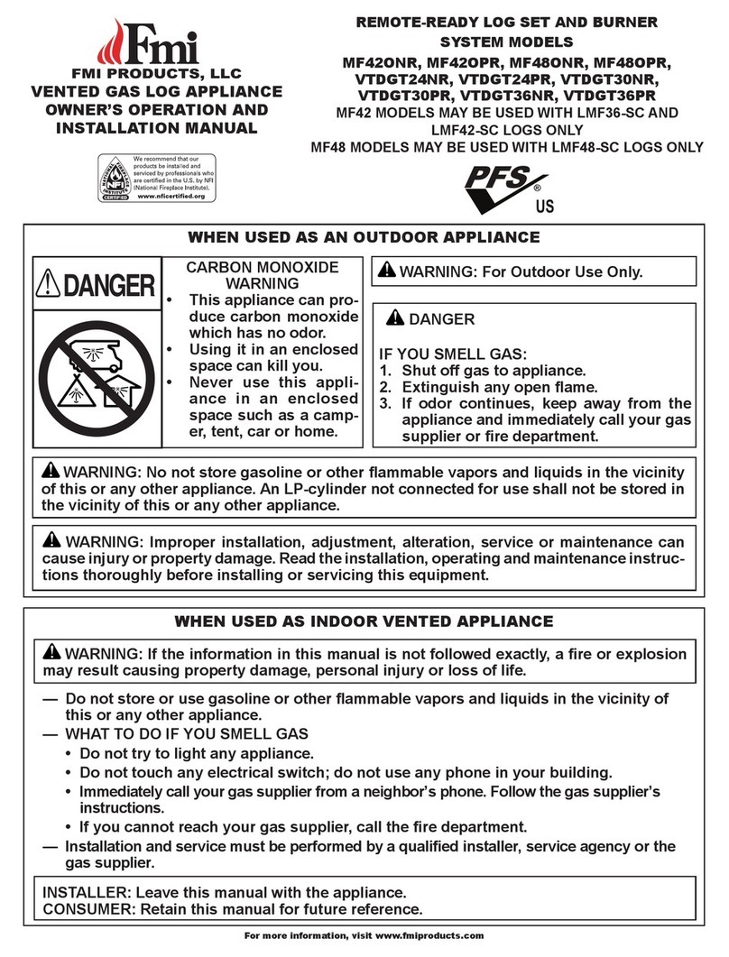 FMI VTDGT24NR User manual