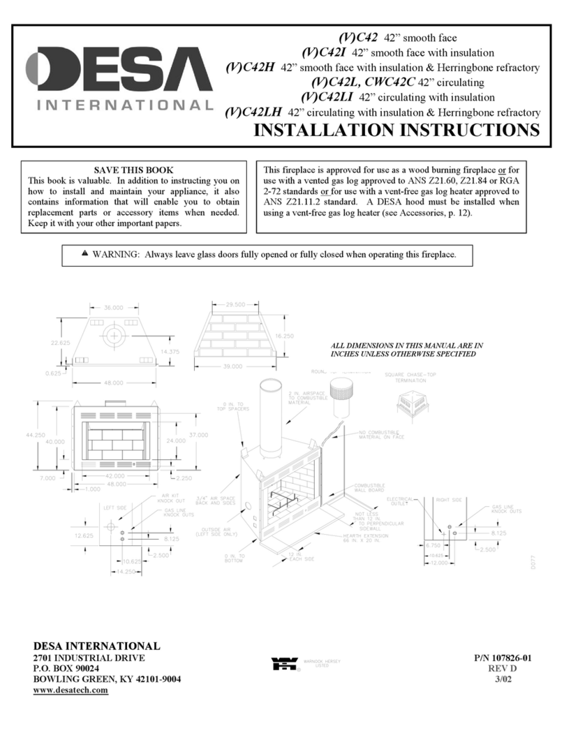 Desa CWC42C User manual