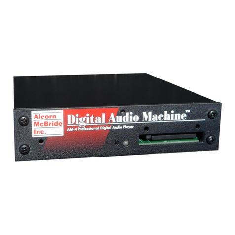 Alcorn Mcbride AM4-BH User manual